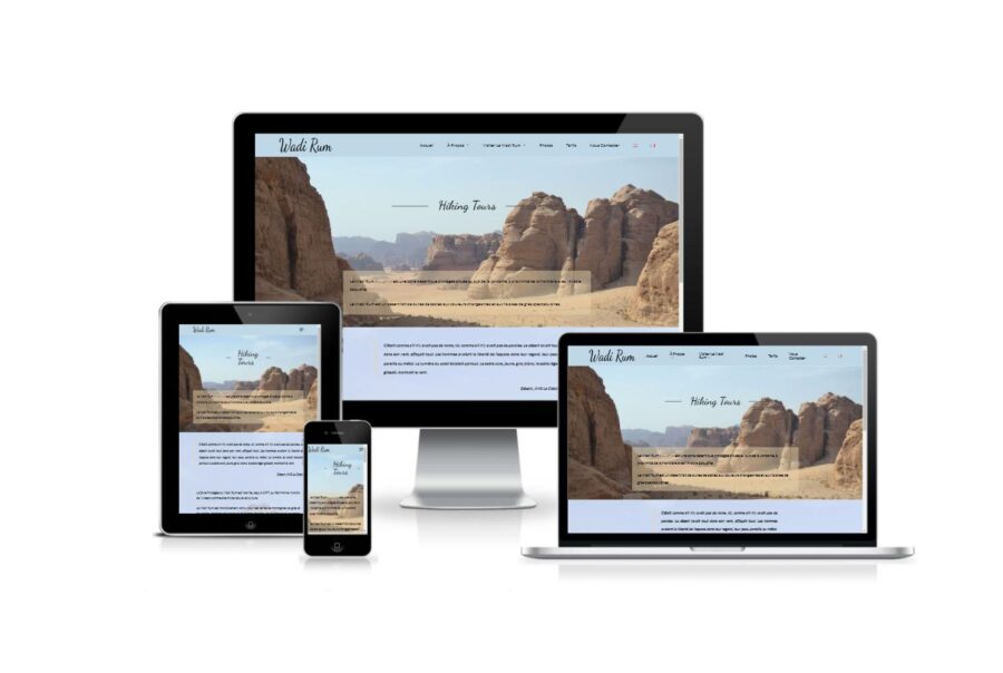 création de site Wadi Rum